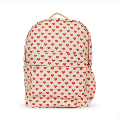 Konges Sløjd Rainy ryggsekk Junior, Coeur rouge