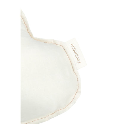 Nobodinoz skypute, vasket fransk lin, fuglebroderi - Off white