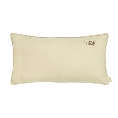 Nobodinoz pute, vasket fransk lin, 50 x 30 cm - Green tea