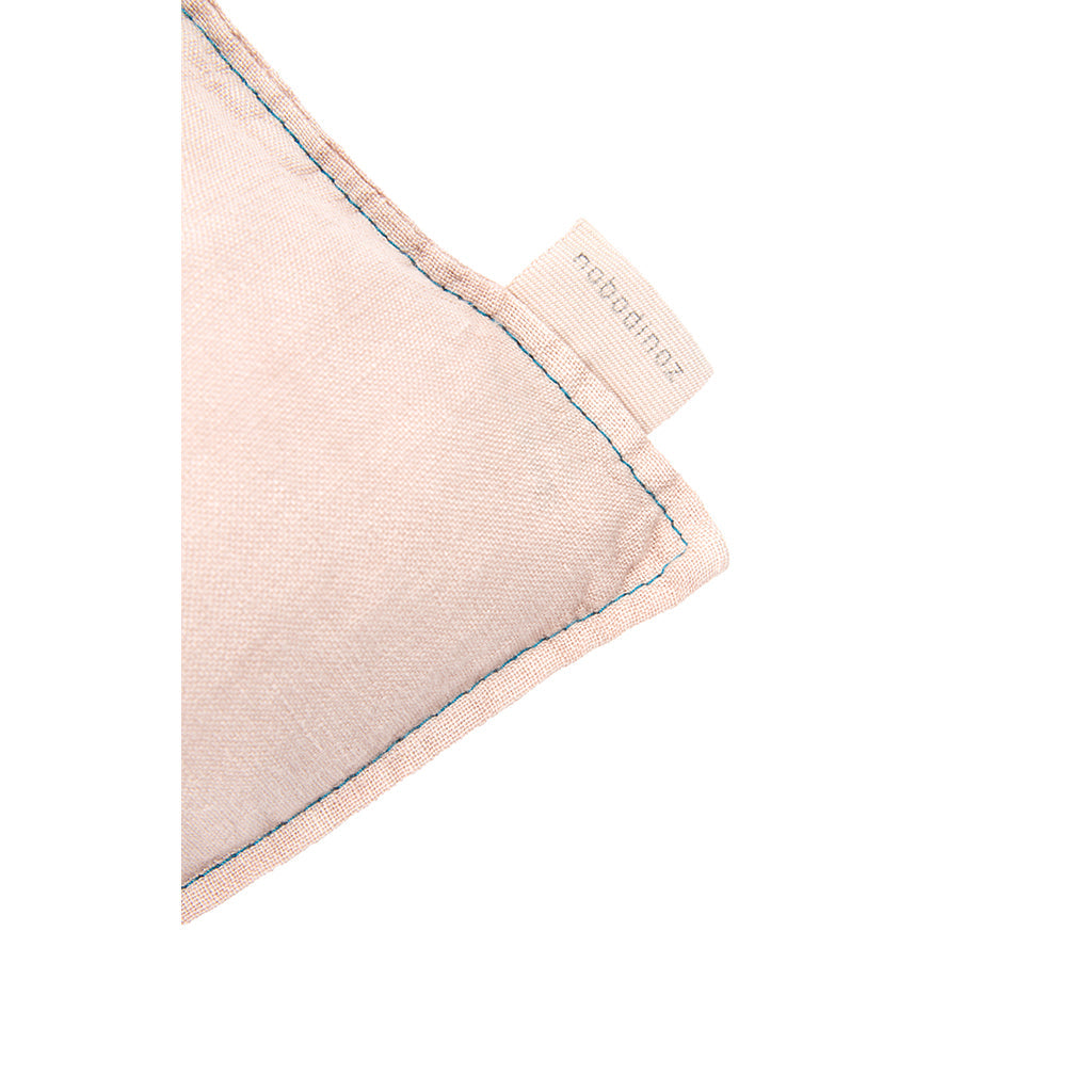Nobodinoz pute, vasket fransk lin, 50 x 30 cm - Mauve pink
