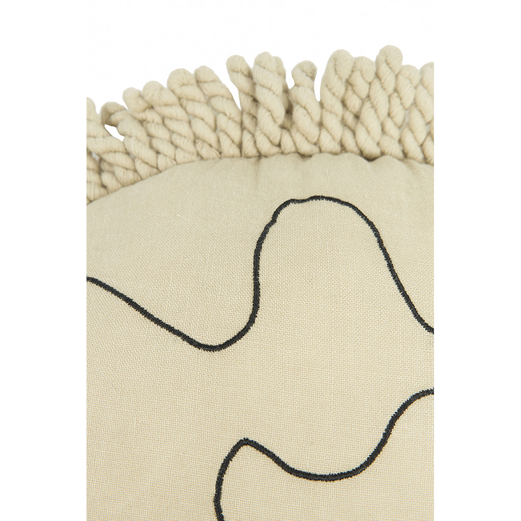 Nobodinoz Enzo pinnsvinpute, vasket lin, Green tea