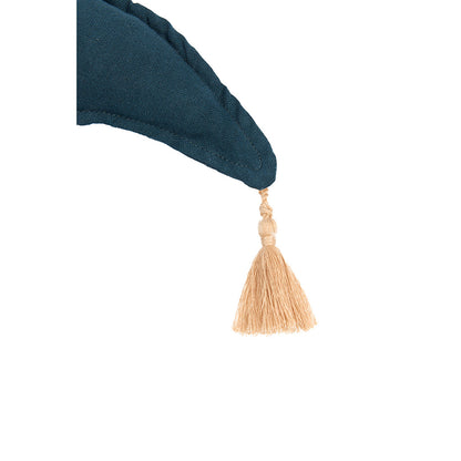 Nobodinoz månepute, vasket fransk lin - Deep blue