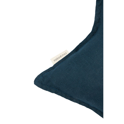 Nobodinoz stjernepute, vasket fransk lin - Deep blue