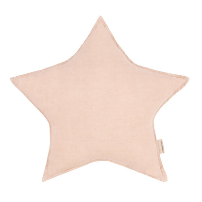 Nobodinoz stjernepute, vasket fransk lin - Powder pink