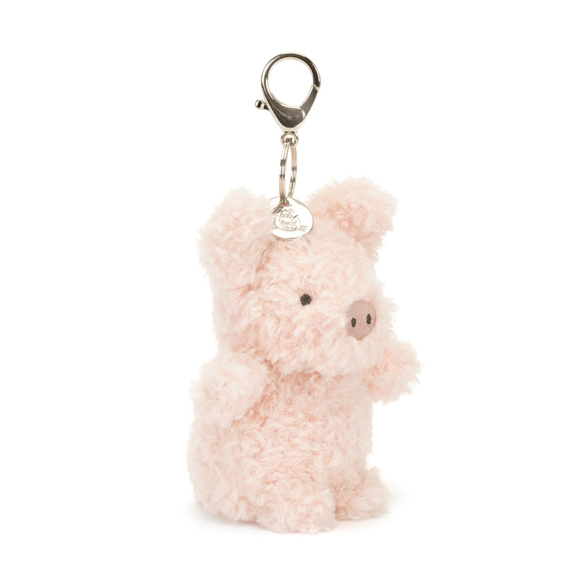 Jellycat Little Pig anheng til veske, 17 cm