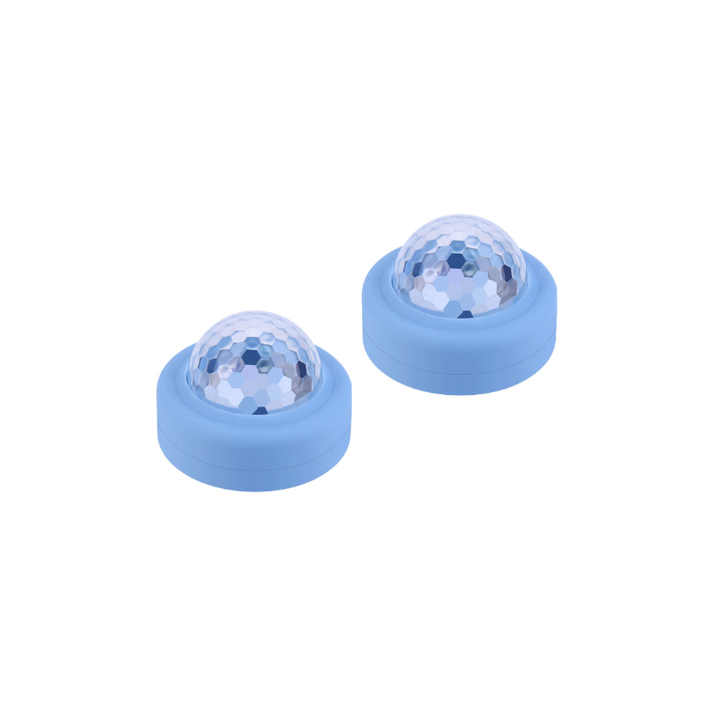Lalarma Disco duo, Blue - Sett med 2 mini discolys