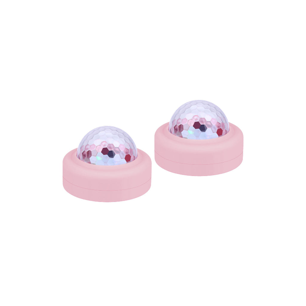 Lalarma Disco duo, Rose – Sett med 2 mini discolys