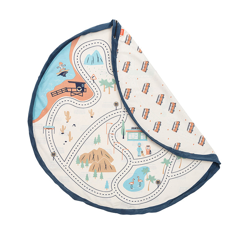 Play&amp;Go  To-i-ett teppe, Los Angeles roadmap