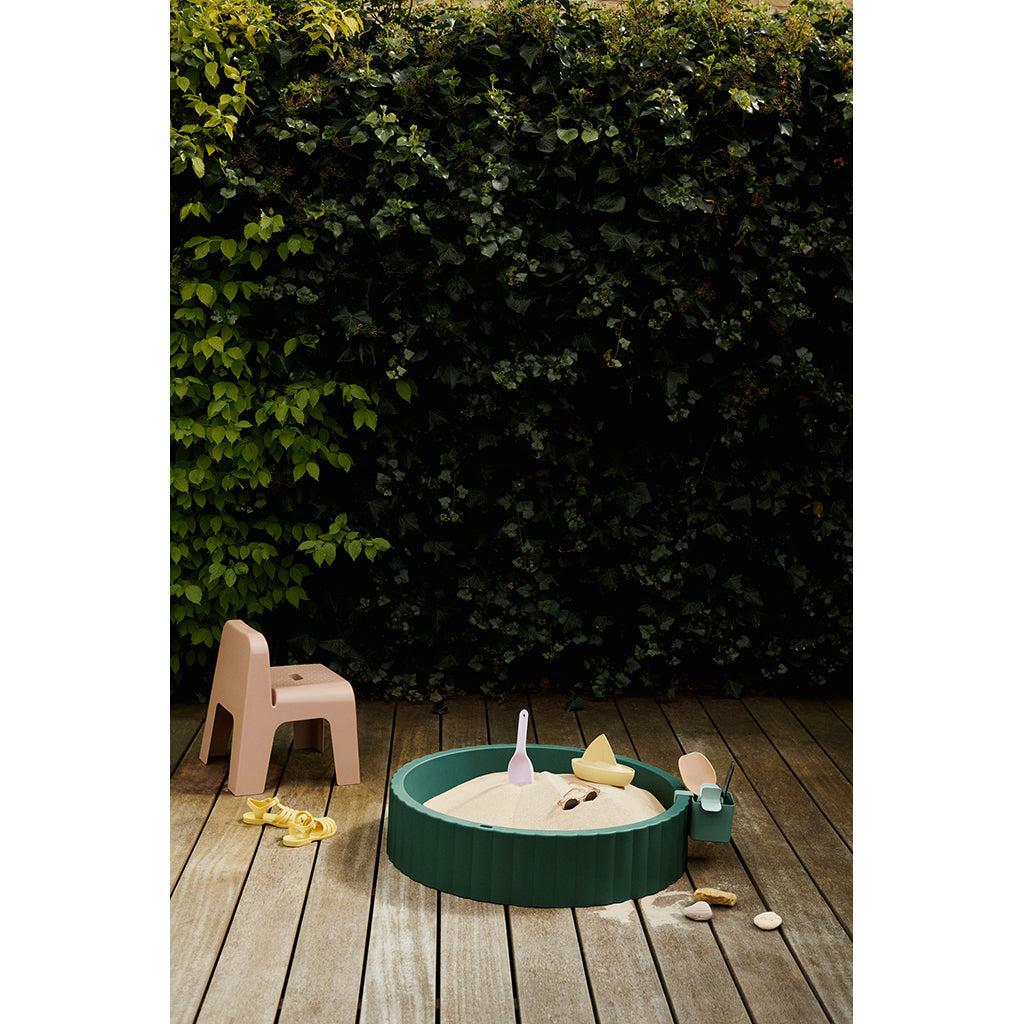 Liewood Saul sandkasse, Ø: 80 cm - Garden green/Sandy