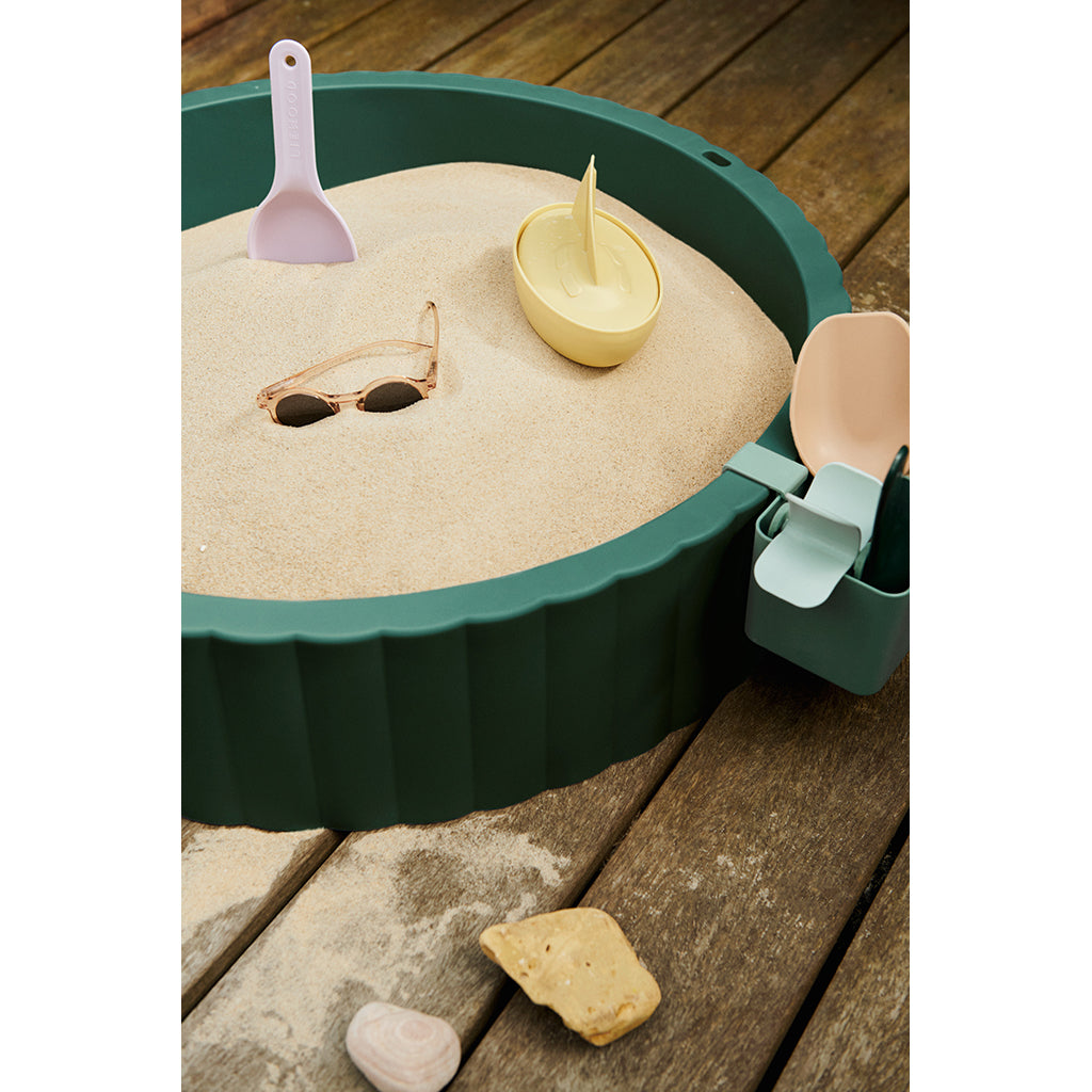 Liewood Saul sandkasse, Ø: 80 cm - Garden green/Sandy