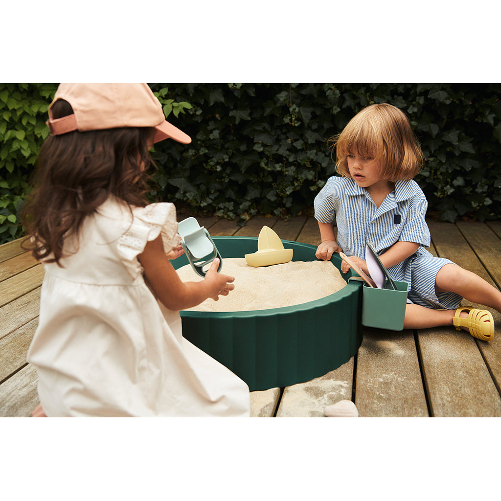 Liewood Saul sandkasse, Ø: 80 cm - Garden green/Sandy