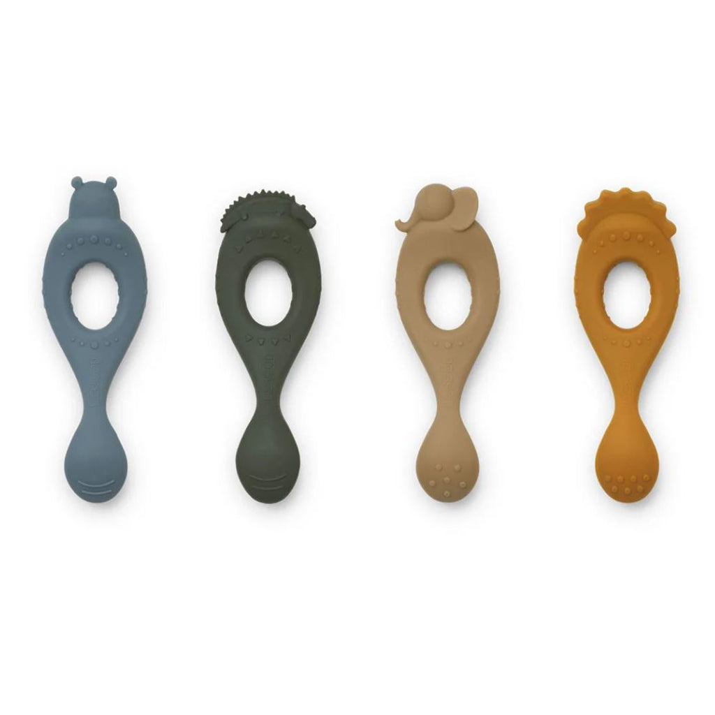 Liewood Liva skjesett, 4 stk. – Safari/blue multi mix