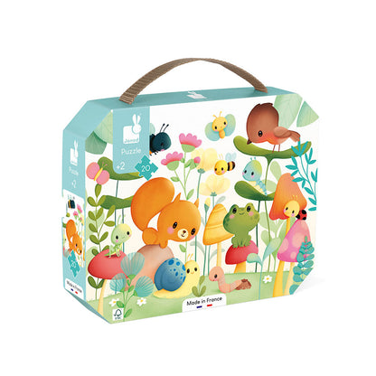 Janod puslespill Hagevenner, 20 brikker