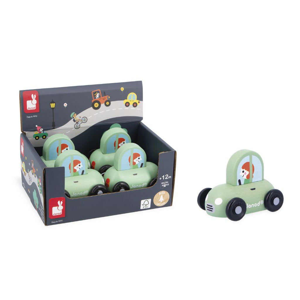 Janod lekebil i tre, Personbil