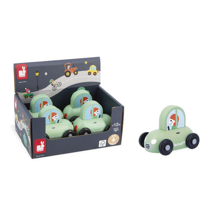 Janod lekebil i tre, Personbil