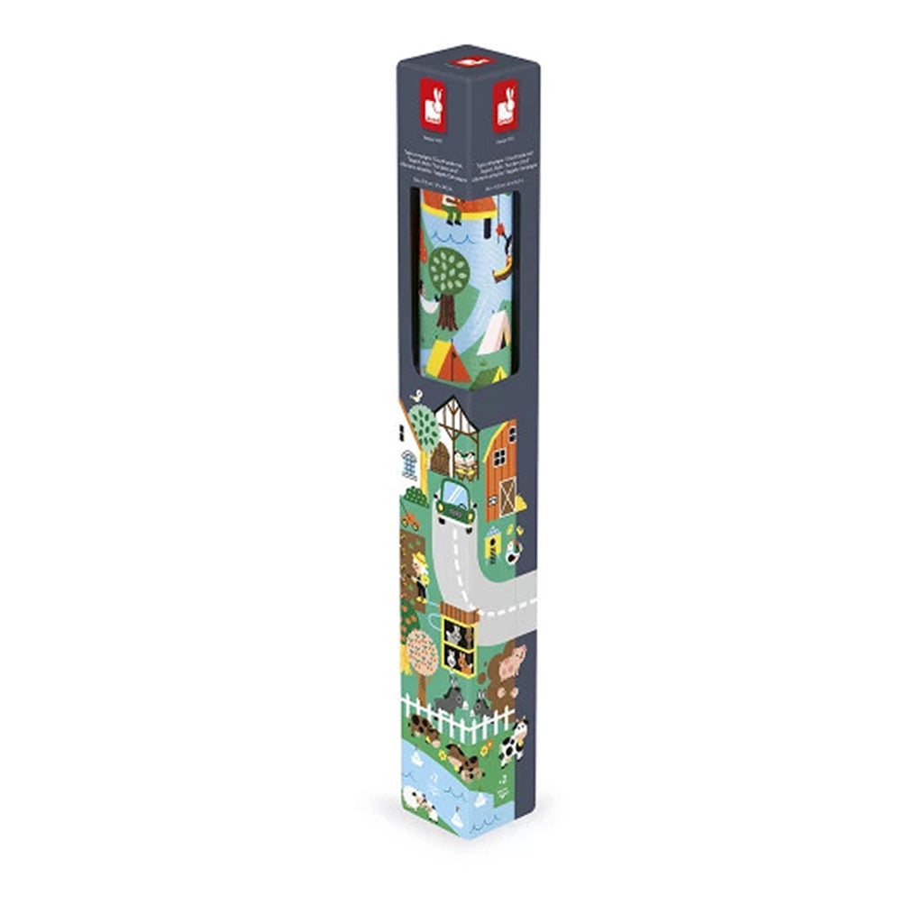 Janod Leketeppe med veier, Landskap