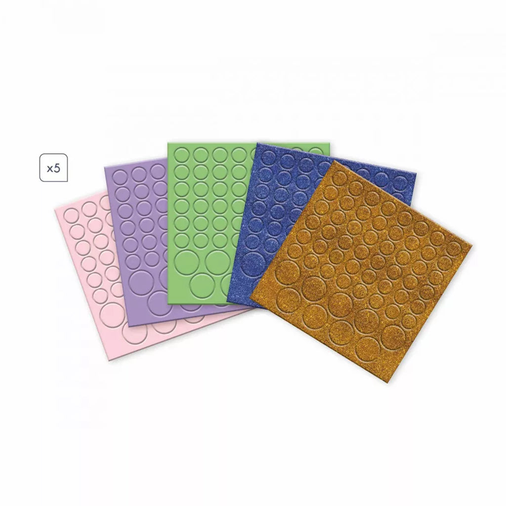 Janod klistremosaiikk, Runde klistremerker