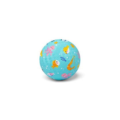 Little L, Gummibold, 13 cm - Hav