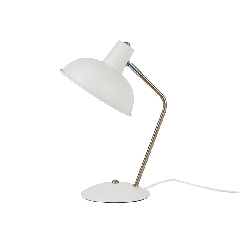 Leitmotiv Hood bordlampe i metall, Iron matt white