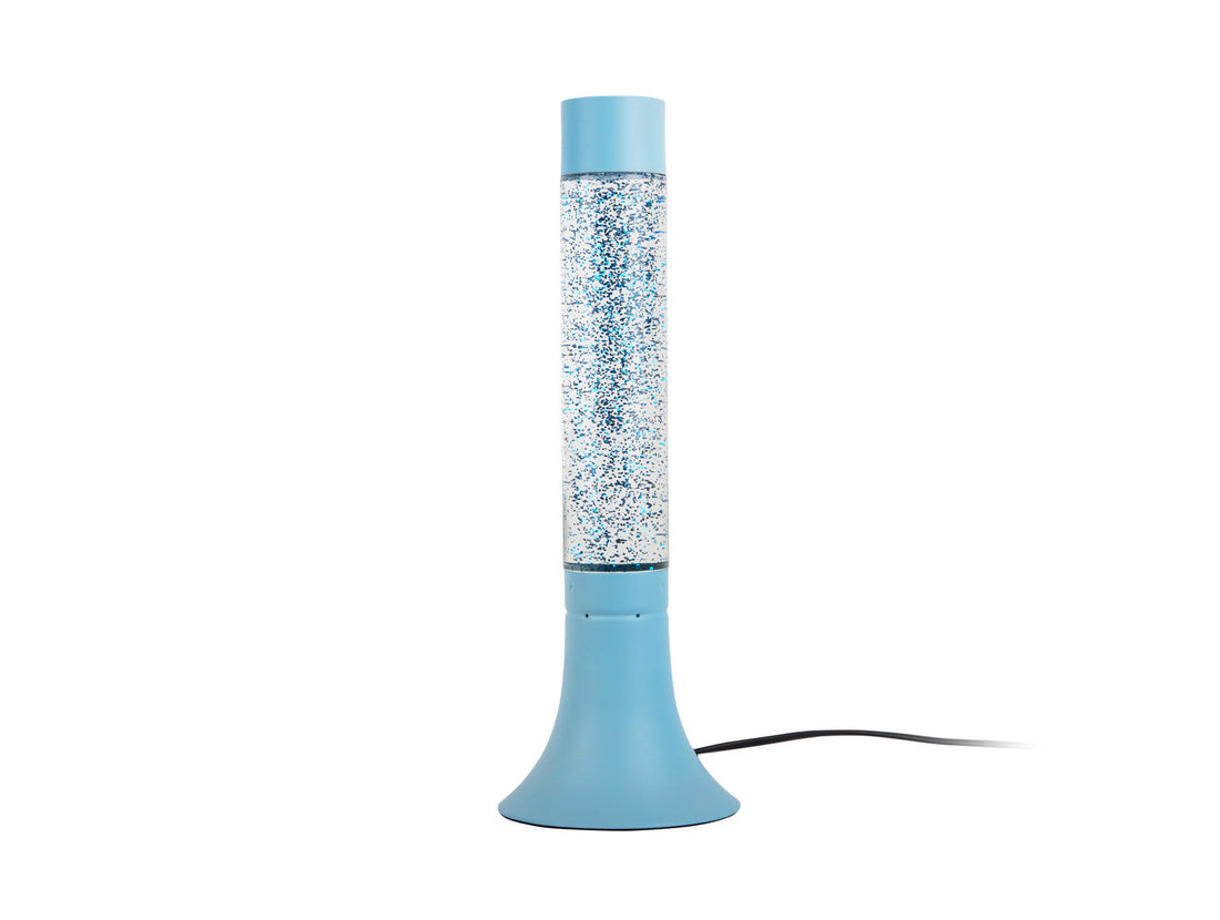 Leitmotiv Astro glitterlampe, Soft Blue