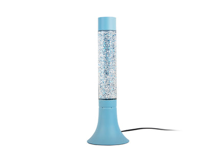 Leitmotiv Astro glitterlampe, Soft Blue