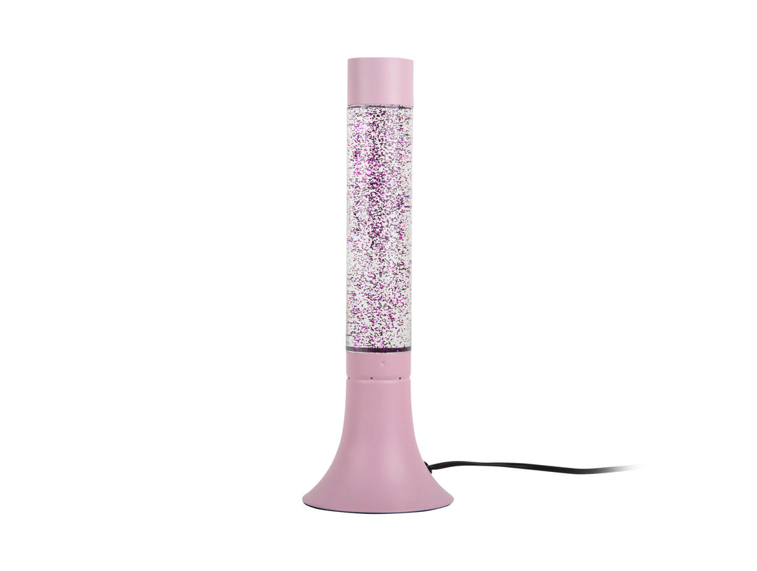 Leitmotiv Astro glitterlampe, Soft pink