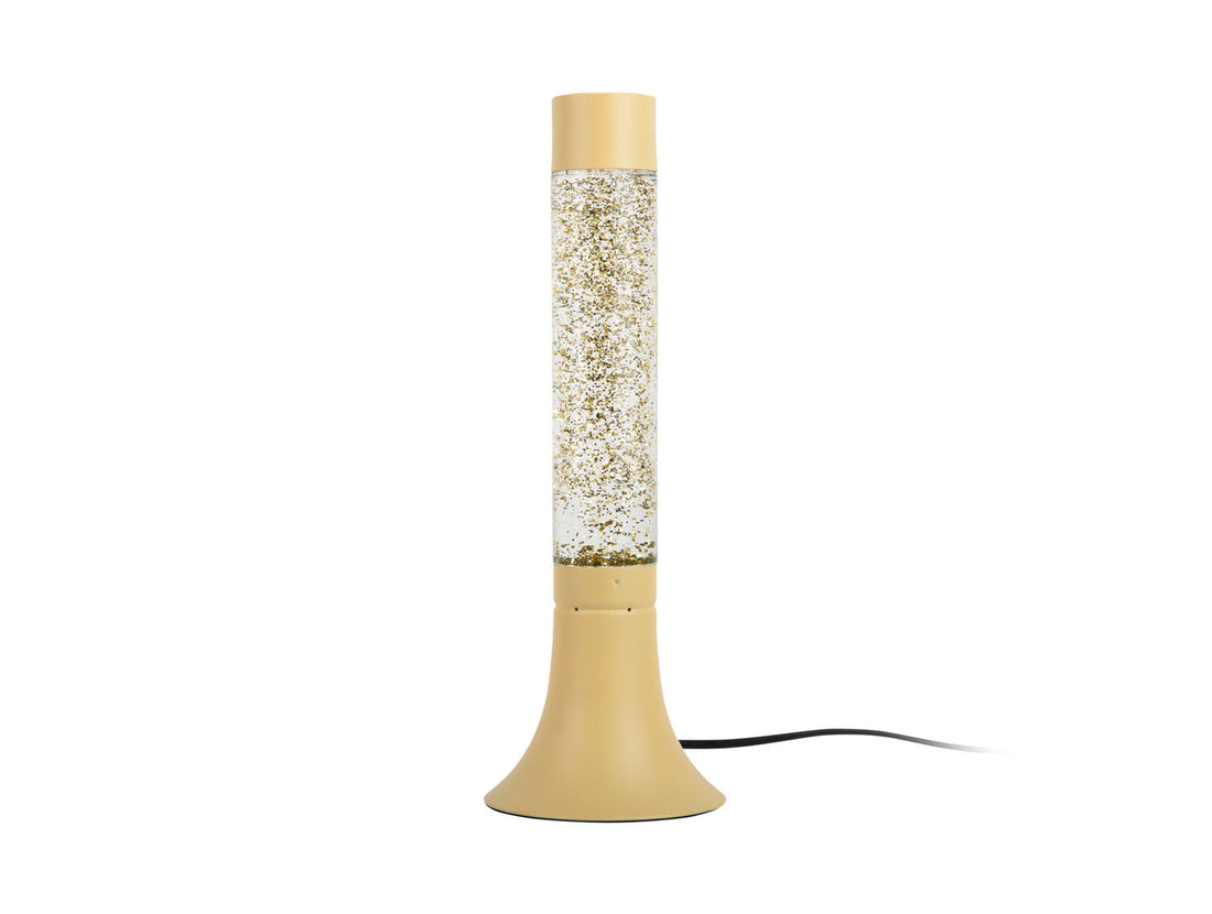 Leitmotiv Astro glitterlampe, Soft yellow