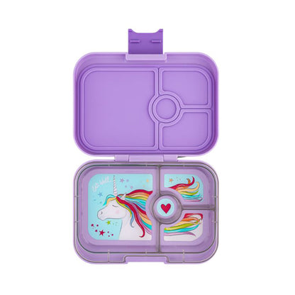 Yumbox matboks m. 4 rom, Panino, Enhjørning - Lavendel
