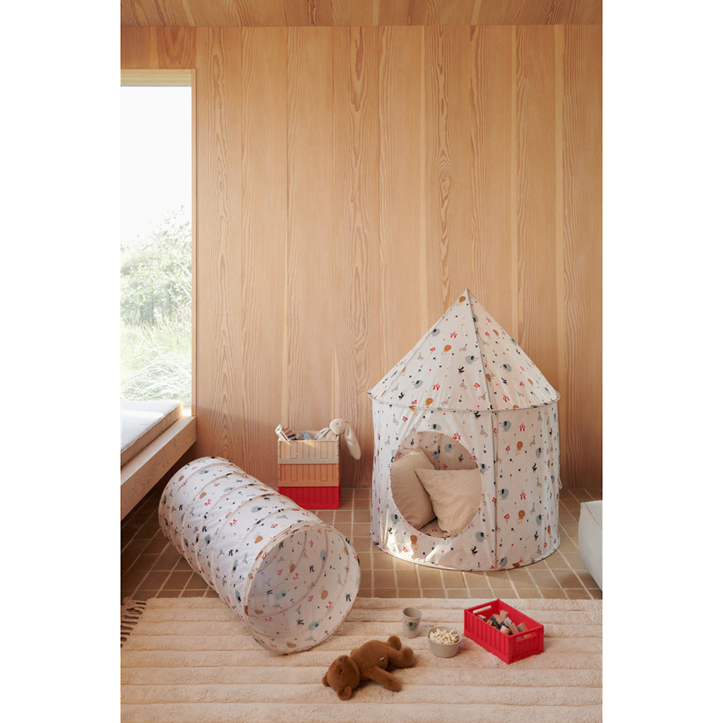 Liewood Emmanuel pop-up leketunnel - Peach/Sea Shell