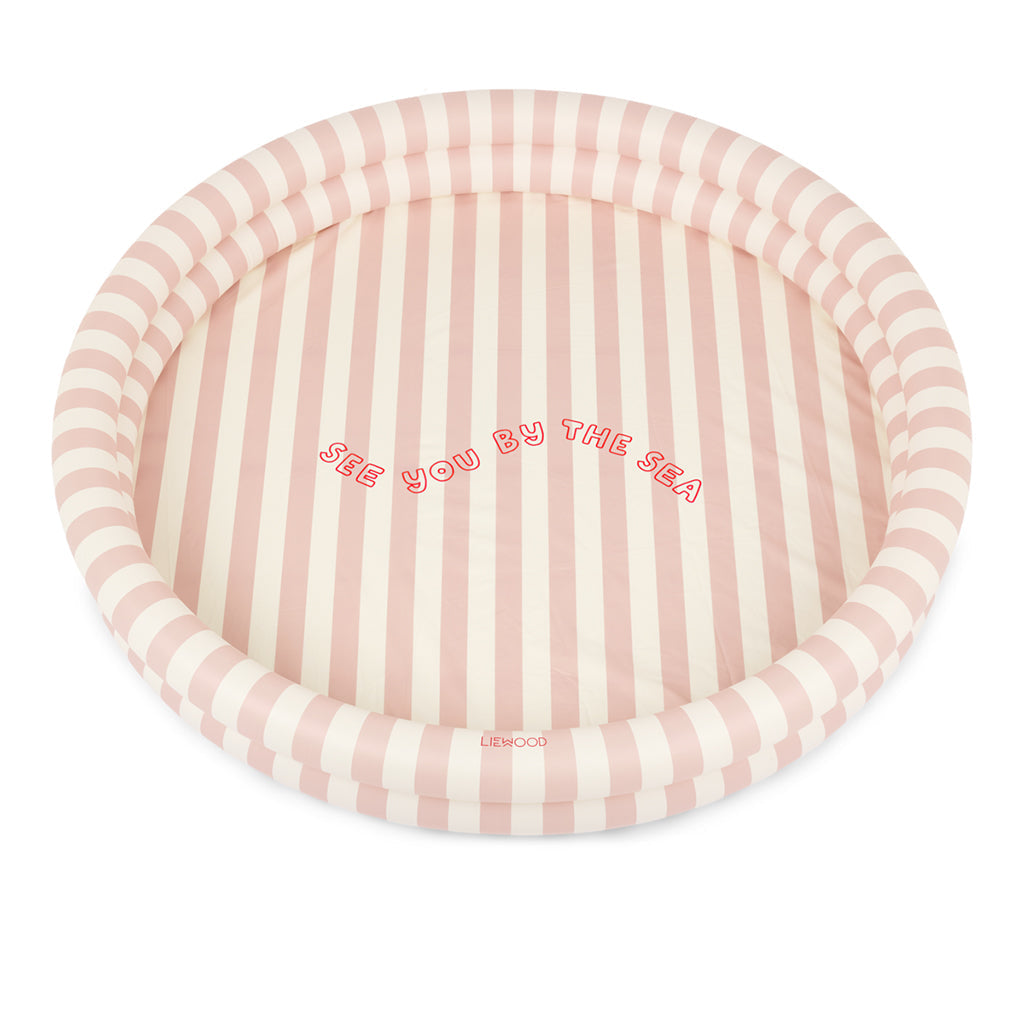 Liewood Jean basseng, Ø: 120 cm – See you by the sea/stripe sorbet rose