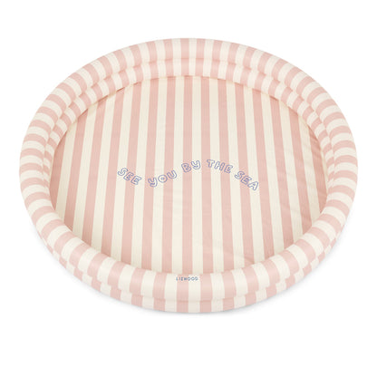 Liewood Jean basseng, Ø: 120 cm – See you by the sea/stripe sorbet rose