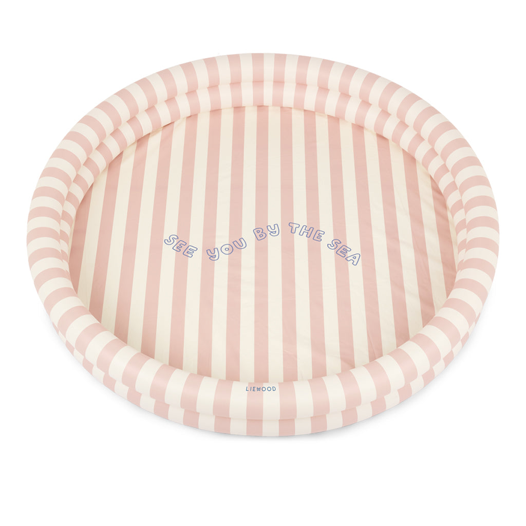 Liewood Jean basseng, Ø: 120 cm – See you by the sea/stripe sorbet rose