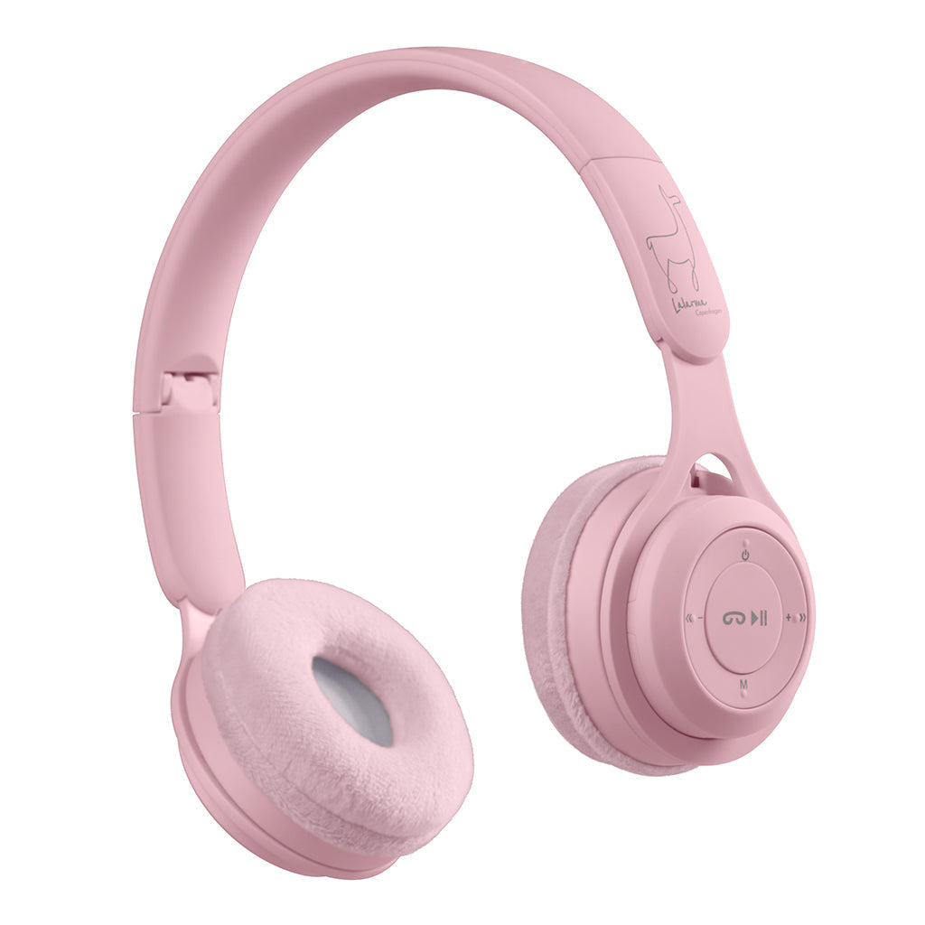 Lalarma trådløse høretelefoner m. max 85 D, Rose pastel