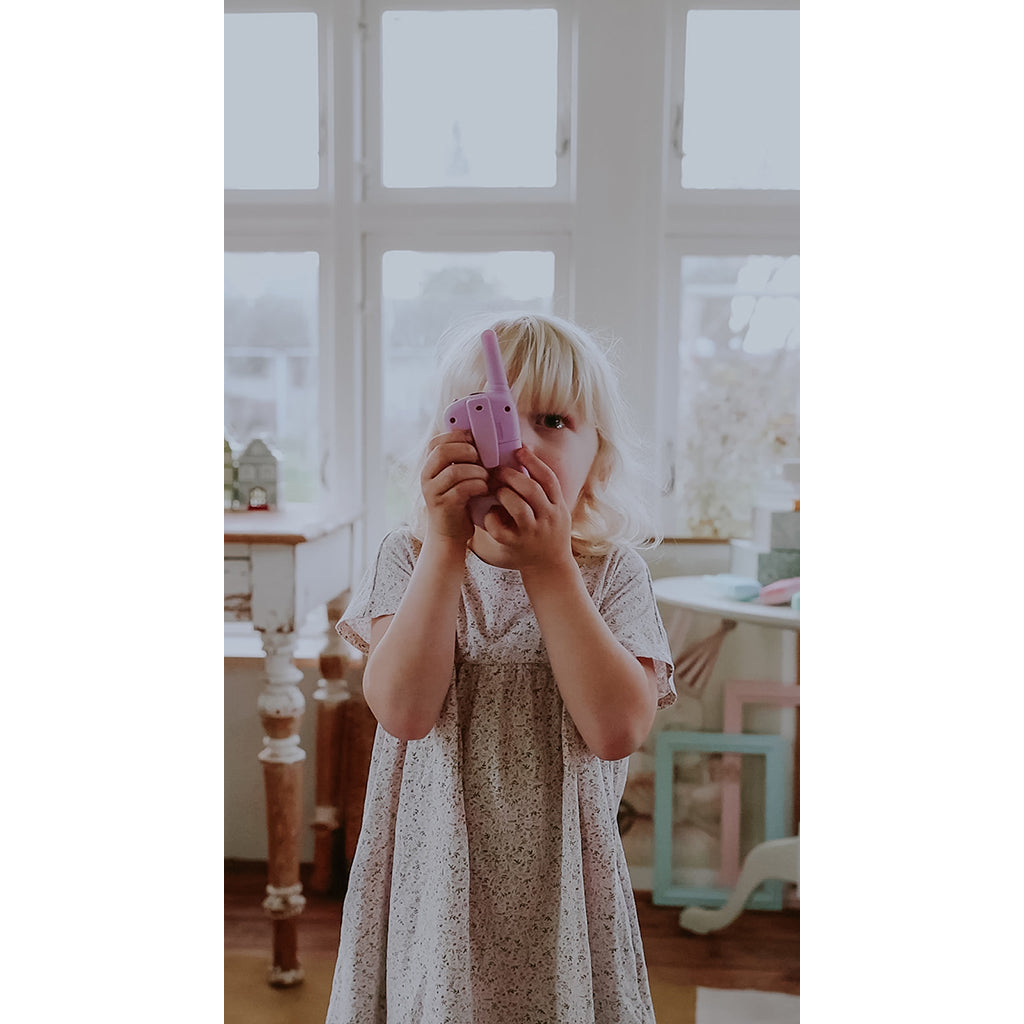 Lalarma walkie talkie for barn, rose