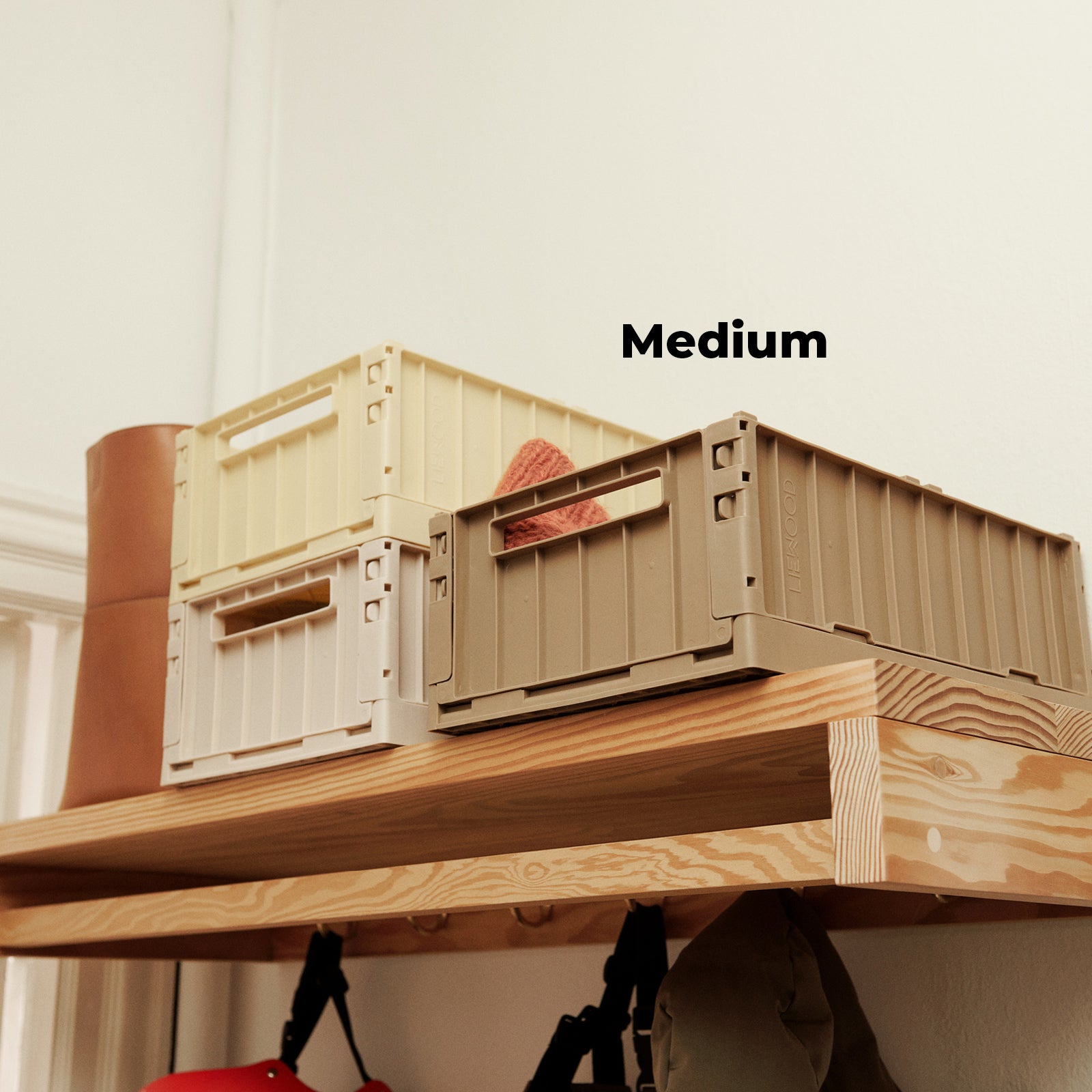 Liewood Weston foldekasse M, 2-pk - Apple red