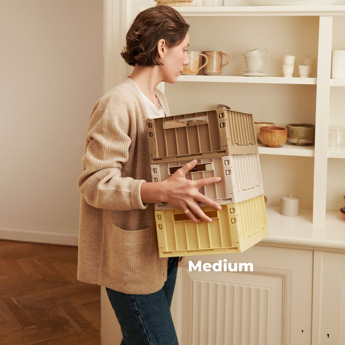 Liewood Weston foldekasse M, 2-pk - Sandy