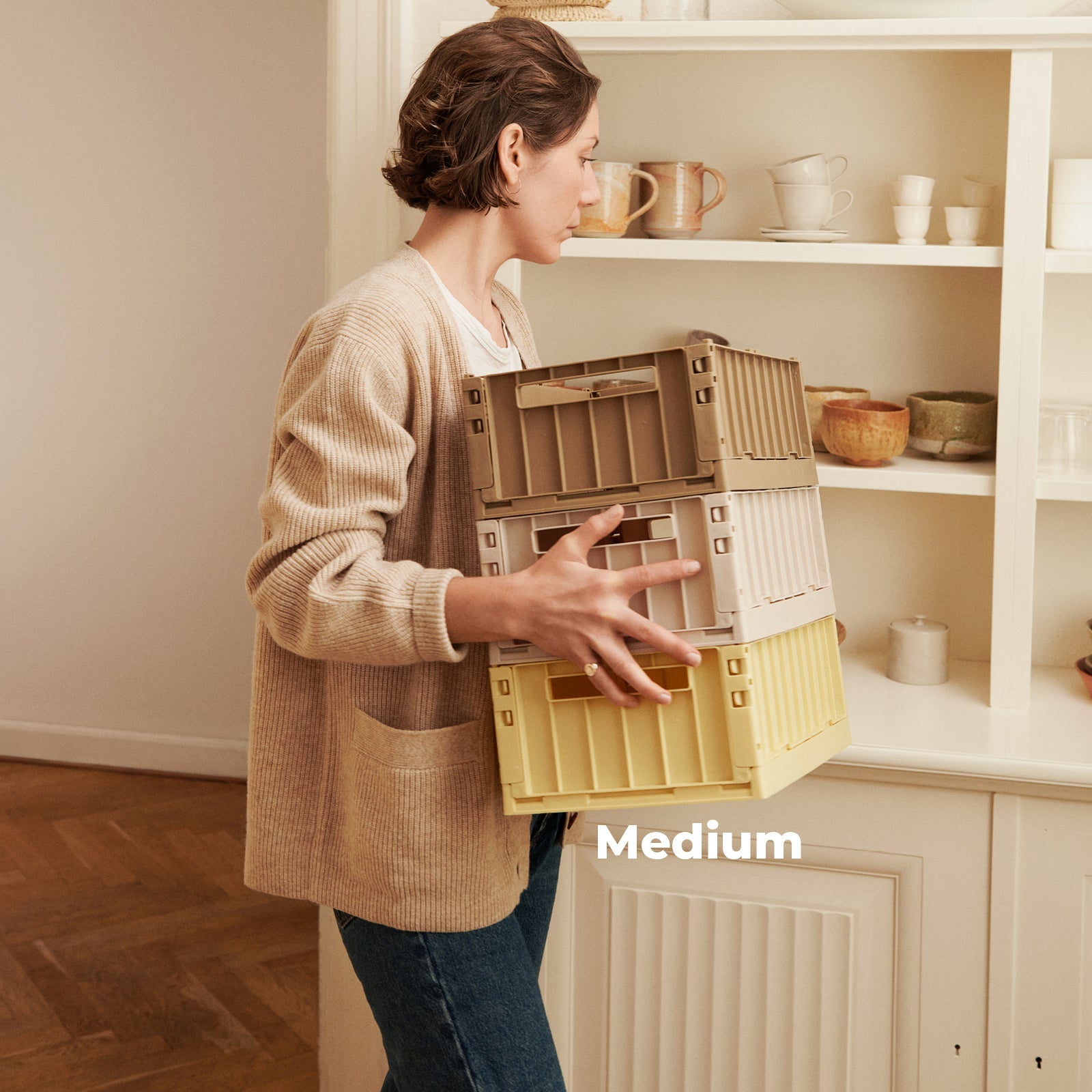 Liewood Weston foldekasse M, 2-pk - Sandy