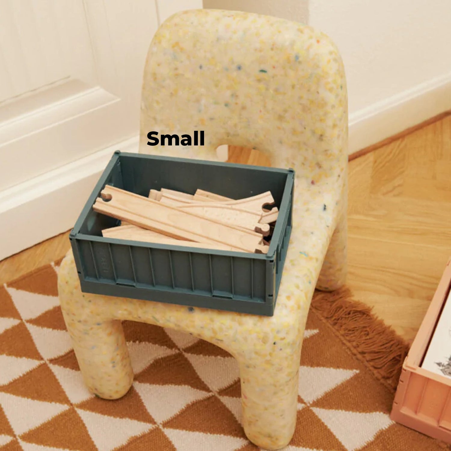 Liewood Weston foldekasse S, 2-pk - Whale blue