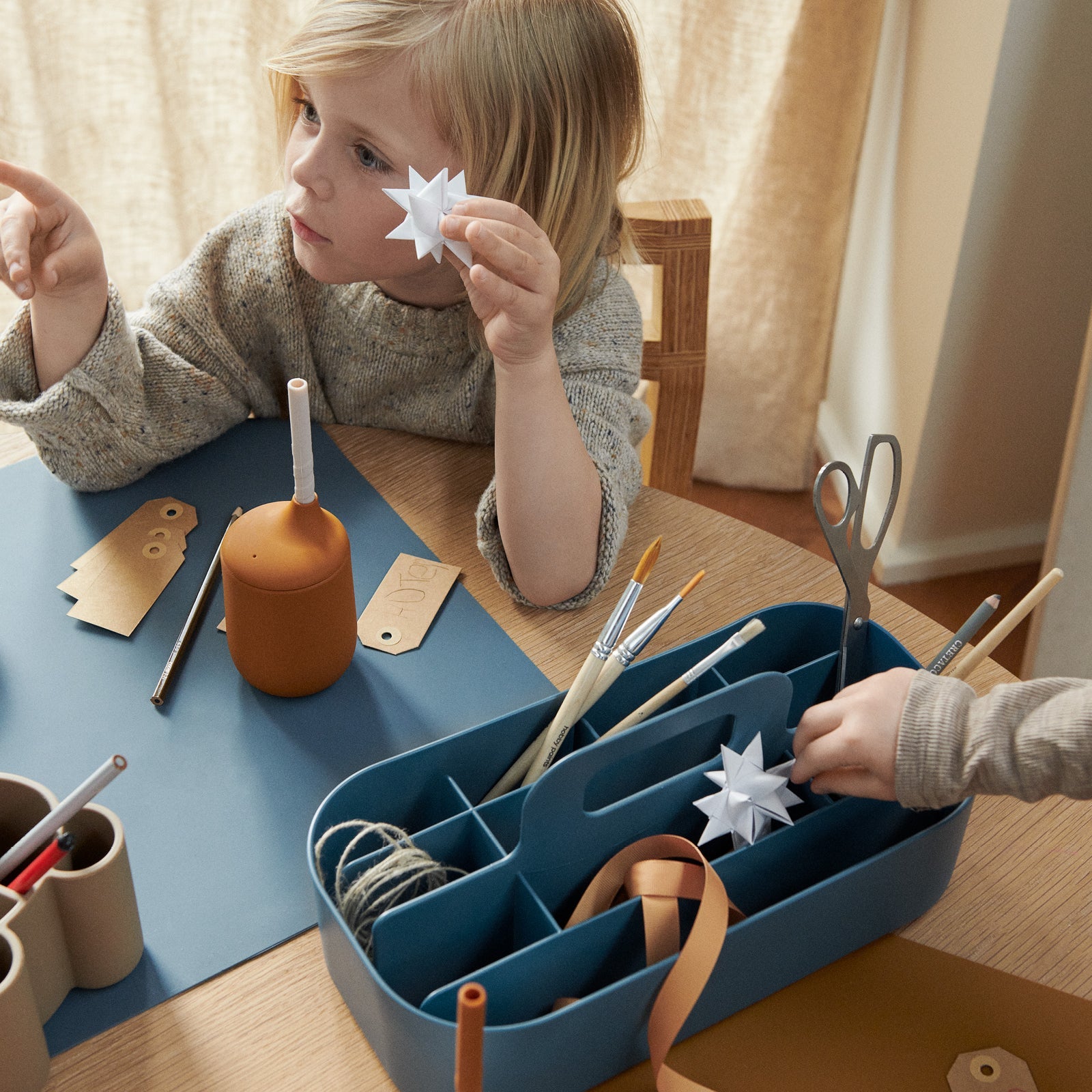 Liewood Hope oppbevaringsboks - Whale blue