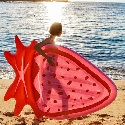 Sunnylife luftmadrass, Jordbær - Fra 6 år