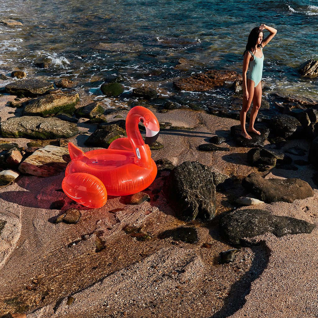 Sunnylife badedyr, Flamingo badedyr Rosie watermelon – Fra 6 år