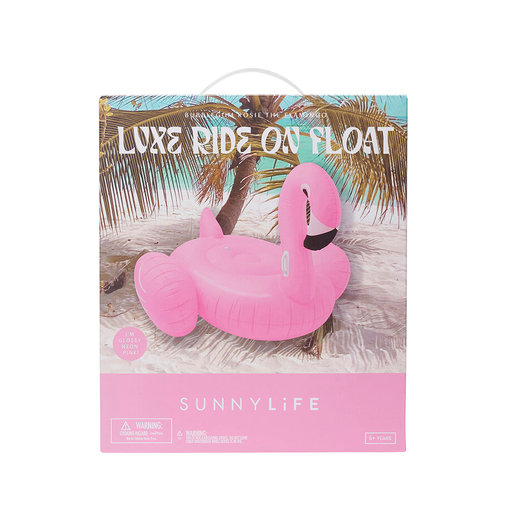 Sunnylife badedyr, Flamingo badedyr Rosie bubblegum pink - Fra 6 år
