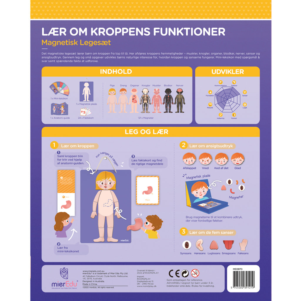 mierEdu, Magnetisk lekesett - Lær om kroppens funksjoner