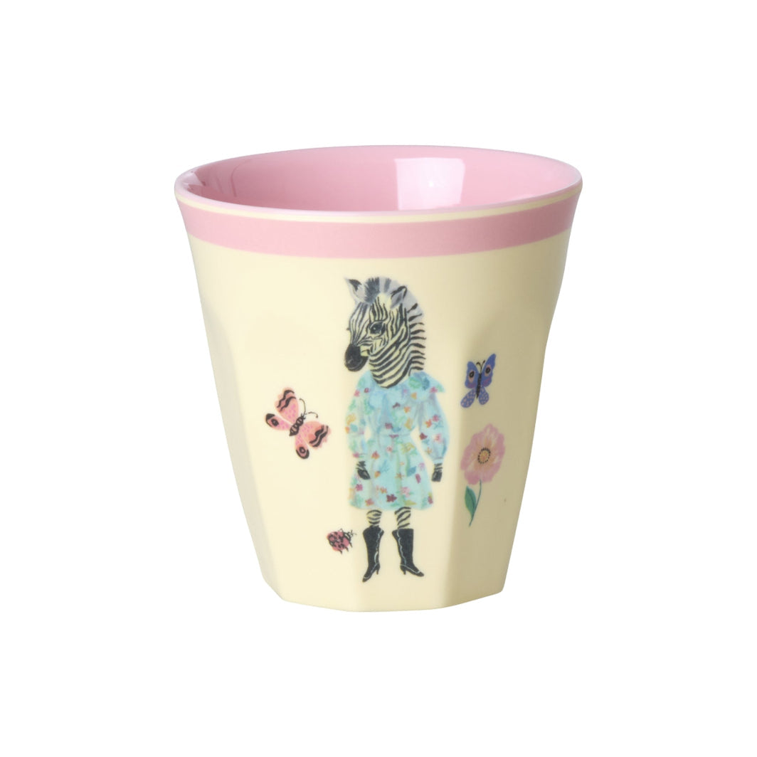 Rice melamin kopper, Multifarvet, Nathalie Lété Print, 6-pak - Medium