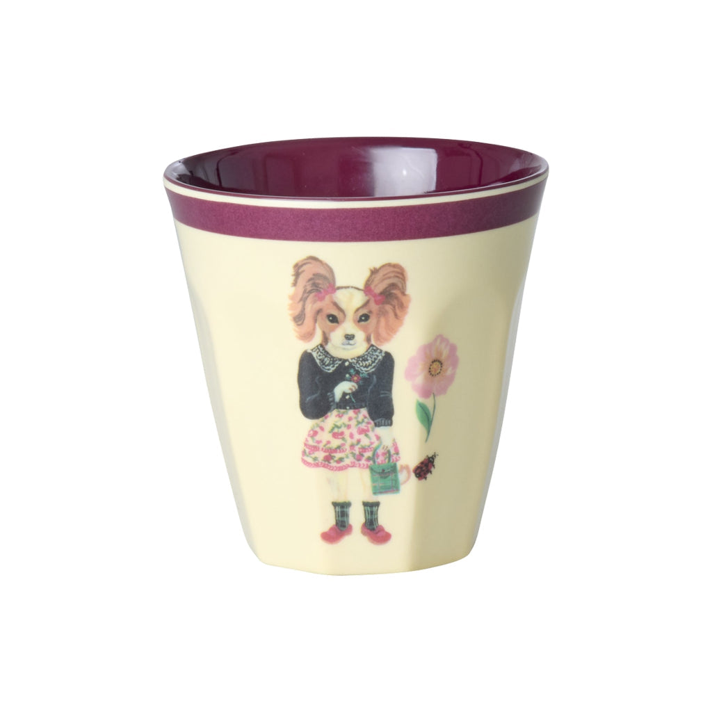 Rice melamin kopper, Multifarvet, Nathalie Lété Print, 6-pak - Small