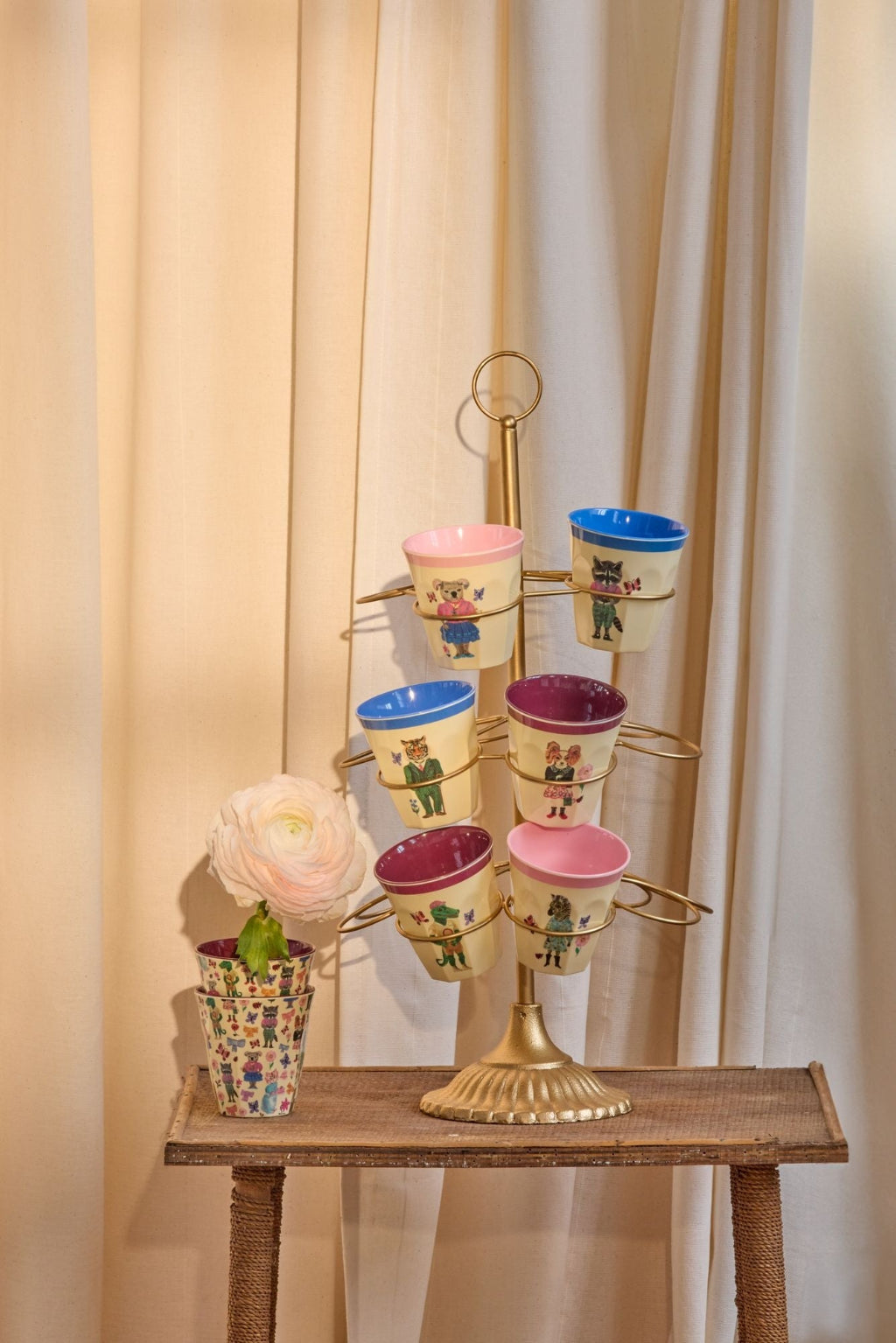 Rice melaminkopp, Høy, bordeaux - Nathalie Lété Print