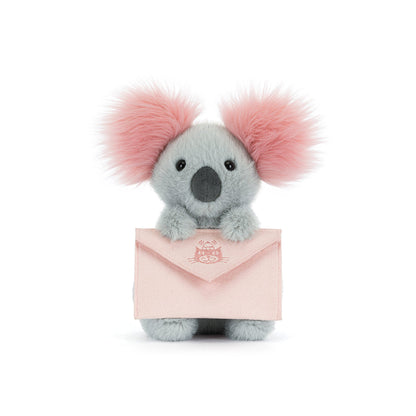 Jellycat bamse, Koala med brev – 20 cm