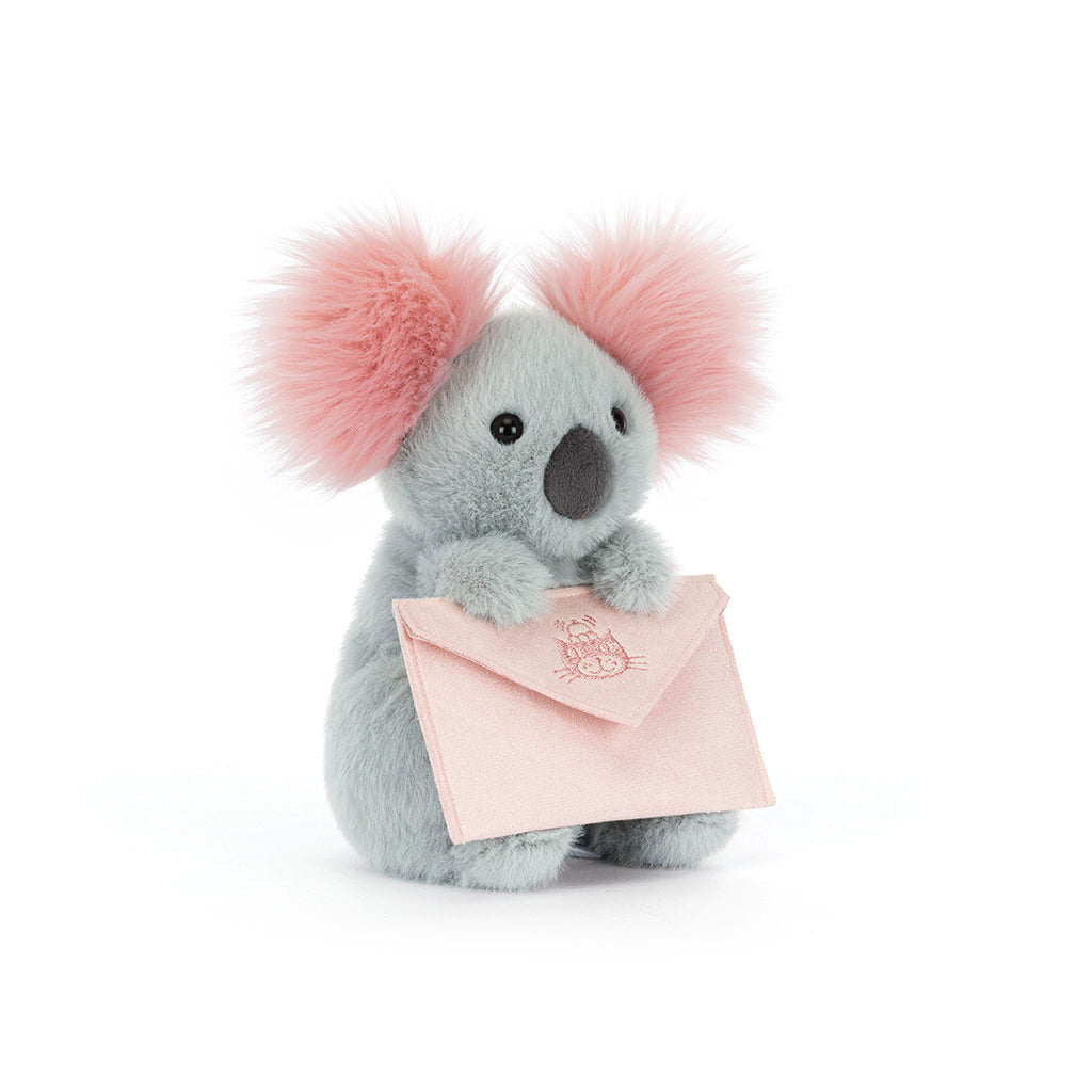 Jellycat bamse, Koala med brev – 20 cm