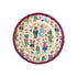 Rice melamin vintage sidetallerken bordeaux Nathalie Lété print
