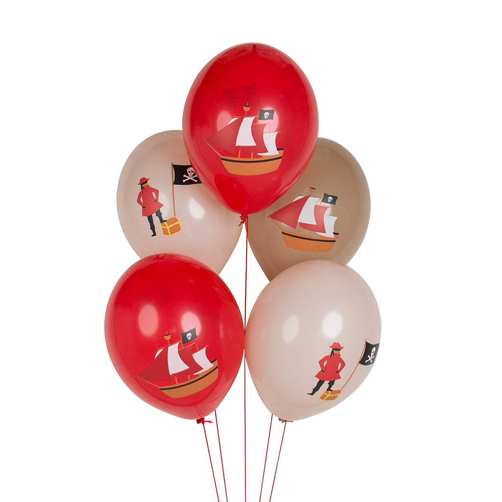 My Little Day ballonger, Printede ballonger, 5 stk. Pirat